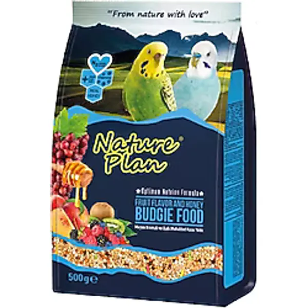 Nature Plan Meyveli Ballı 500 gr Muhabbet Kuşu Yemi