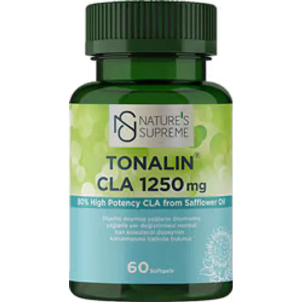 Nature's Supreme Tonalin CLA 1250 mg 60 Bitkisel Kapsül