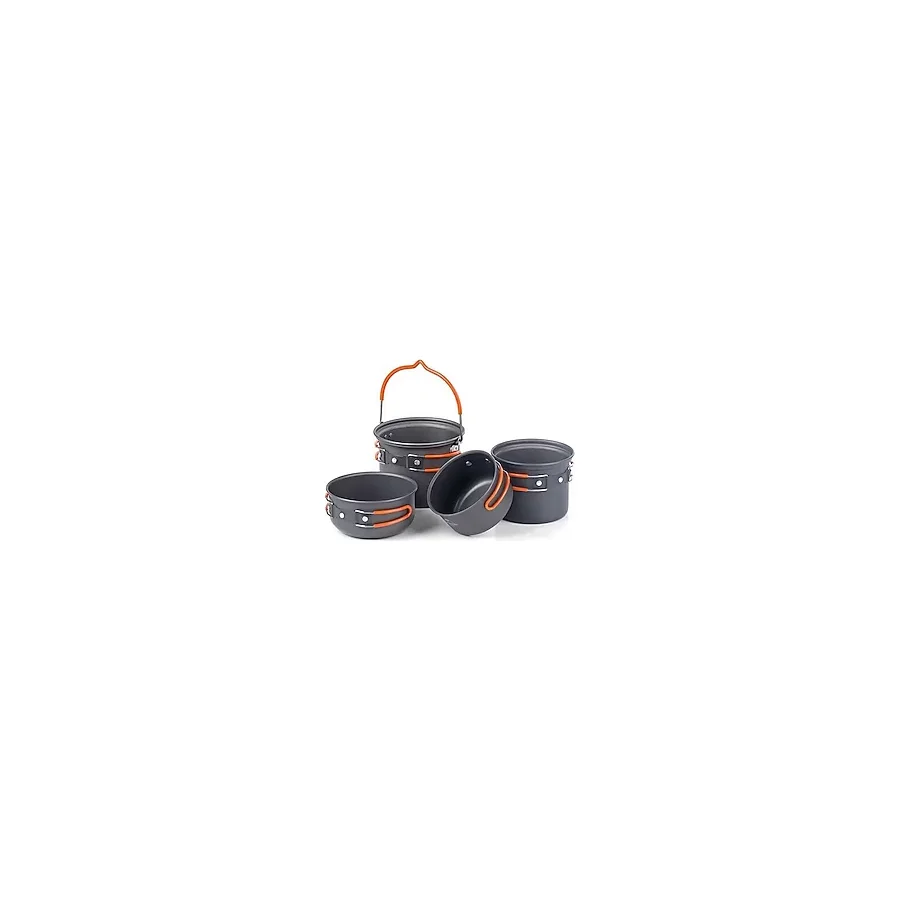 Naturehike 4IN1 Ultralight 2-3 Kişilik Kamp Yemek Pişirme Seti
