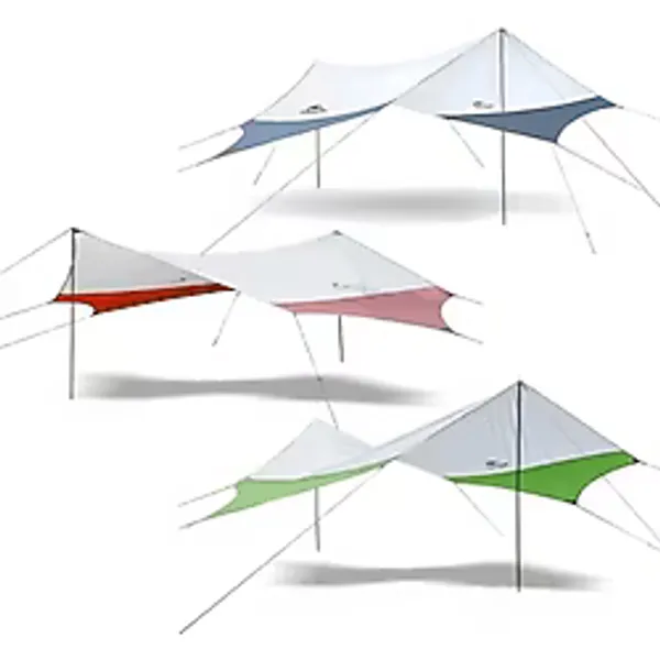 Naturehike Hexagon Sunrise Canopy 5.2x4.6 Mt Tarp [güneş Ve Rüzgar Koruma Tentesi]