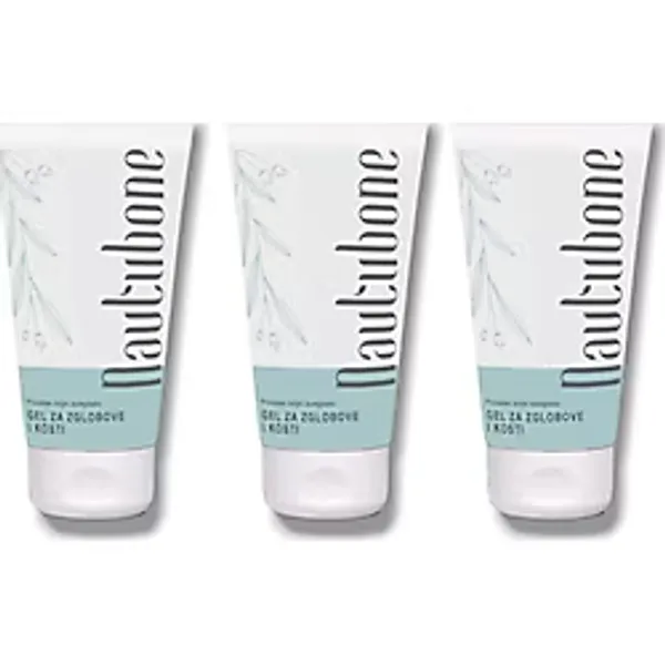 Nautubone Eklemlere Fıtık Bel Kas Iskelet Gibi Tüm Vücut Ağrılarında Etkili Masaj Kremi 50 ml x 3 Adet