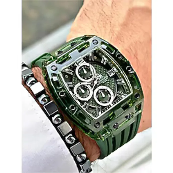 Naviforce Spor Kronometreli Takvim Göstergeli Erkek Kol Saati - Standart
