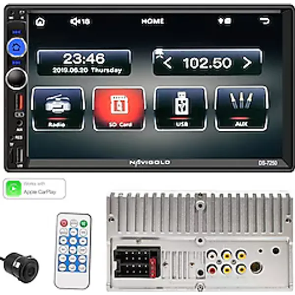 Navigold DS-7250 4x55 W 7" CarPlay Double Din Oto Multimedya