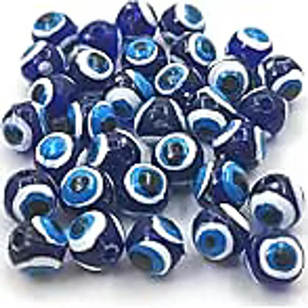 Nazar Boncuğu (100 Adet Akrilik) (8 Mm)