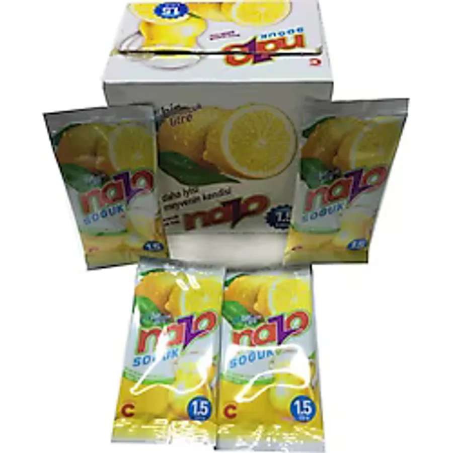 Nazo Limon Aromalı Toz İçecek 9 gr 24'lü