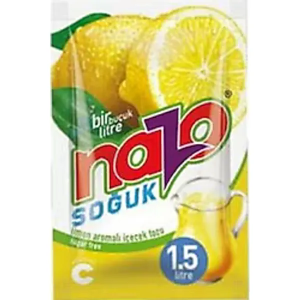 Nazo Limon Aromalı Toz İçecek 9 gr