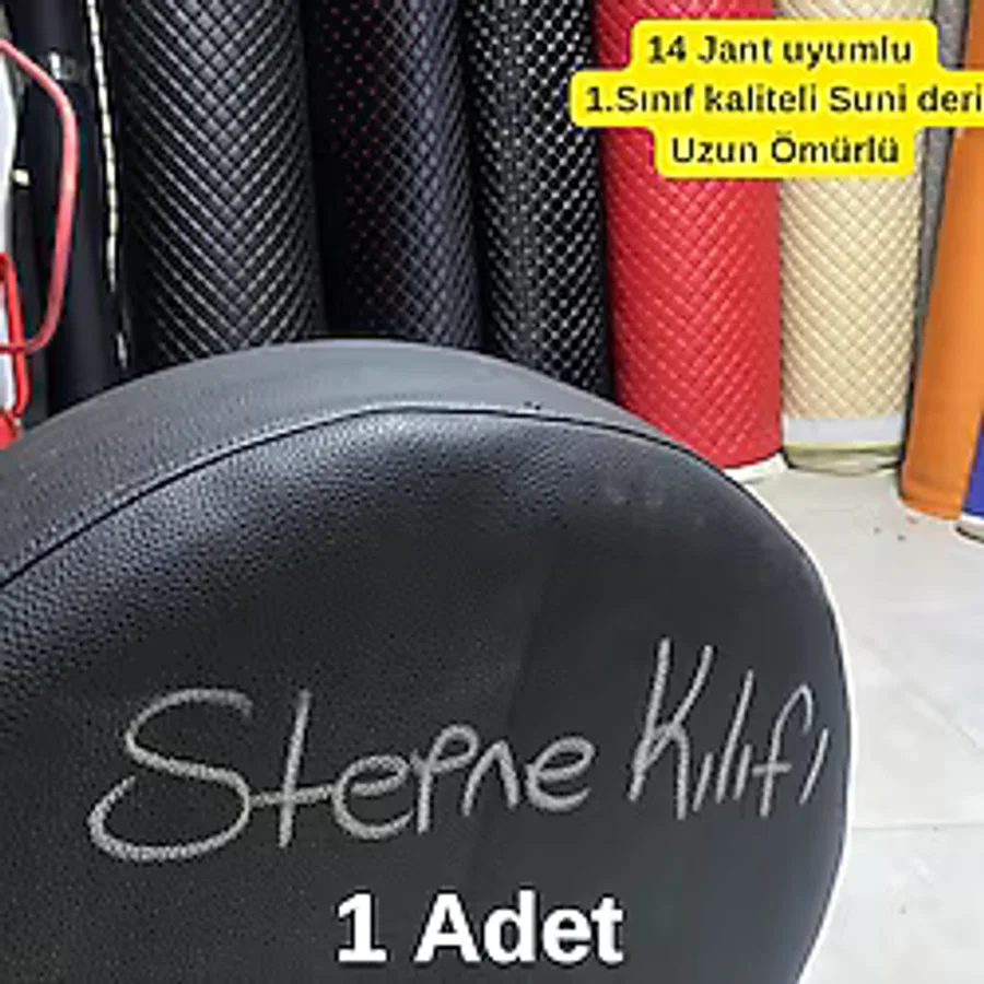 ncotodizayn STEPNE KILIFI YEDEK LASTİK KILIFI 14 Jant İçin 1 ADT
