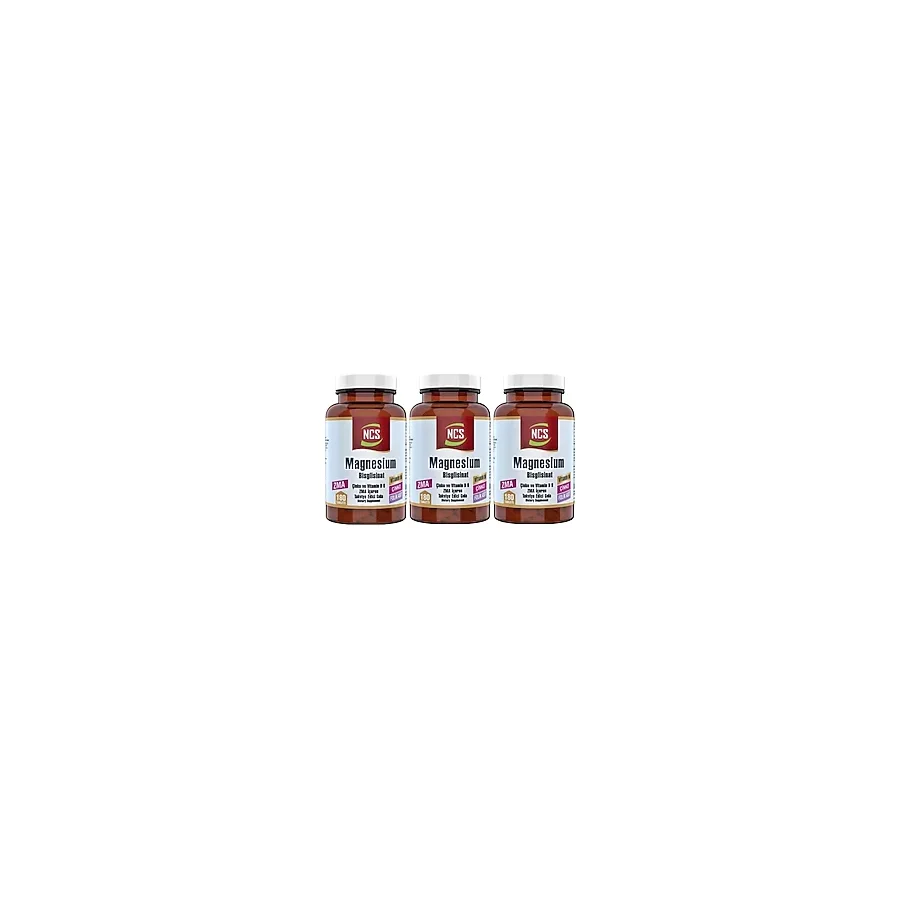 NCS Zma 180 Tablet Çinko Folic Acid Vitamin B 6 Magnezyum Bisglisinat 3 Adet