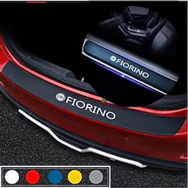 Ne Verelim Size Fiat Fiorino İçin Özel Uyumlu Aksesuar Oto Bagaj Ve Kapı Eşiği Özel Sticker Seti Karbon