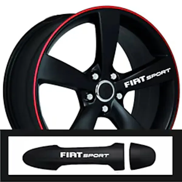 Ne Verelim Size Fiat Palio İçin Özel Uyumlu Aksesuar Oto Kapı Kolu/Jant Özel Sticker 10 Adet 10x1,5 Cm