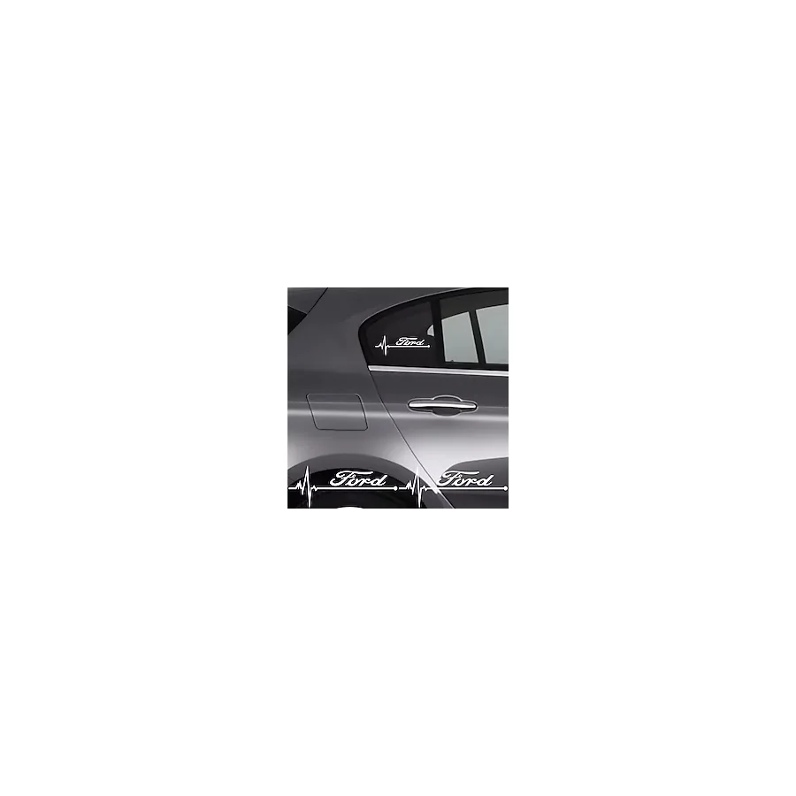 Ne Verelim Size Ford Focus İçin Özel Uyumlu Aksesuar Oto Ritim Özel Sticker 2 Adet 20x9 Cm