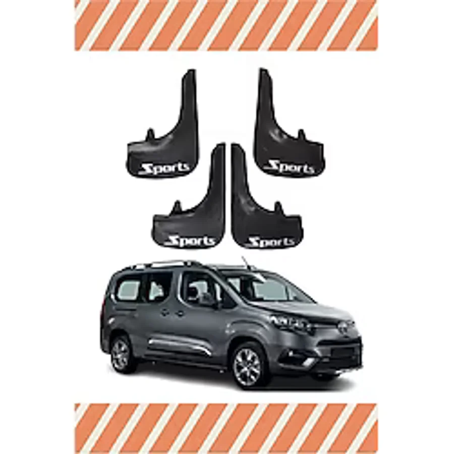 Ne verelim size Toyota Proace City Sports Yazılı 4'lü Tozluk Çamurluk Paçalık