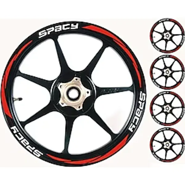 Ne Verelim Size Yeni Özel Motosiklet Jant Şeridi Honda Spacy Sağ-Sol/Ön-Arka