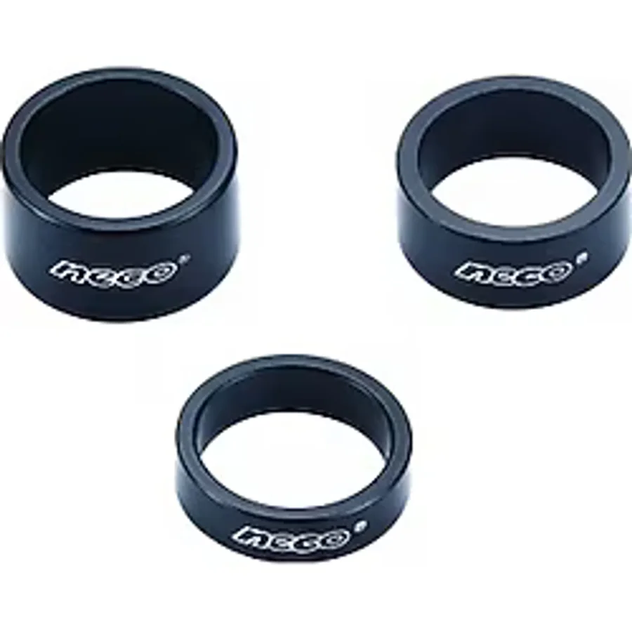 Neco Bisiklet Furş Spacer (5mm,10mm,15mm, 28.6) Siyah