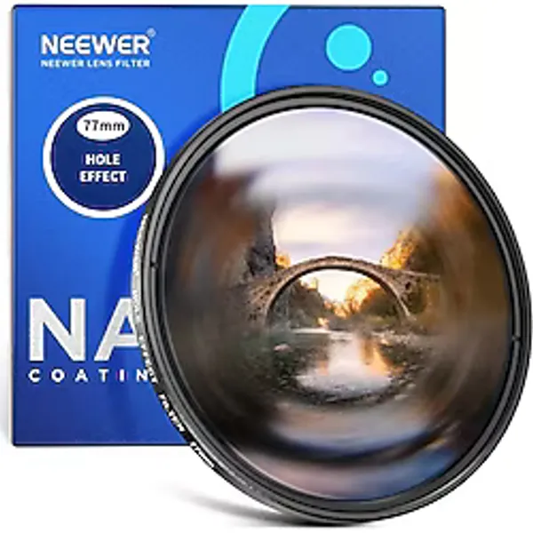 Neewer 82Mm Spiral Halo Camera Lens Filter Sinematik Özel Efekt Filtresi