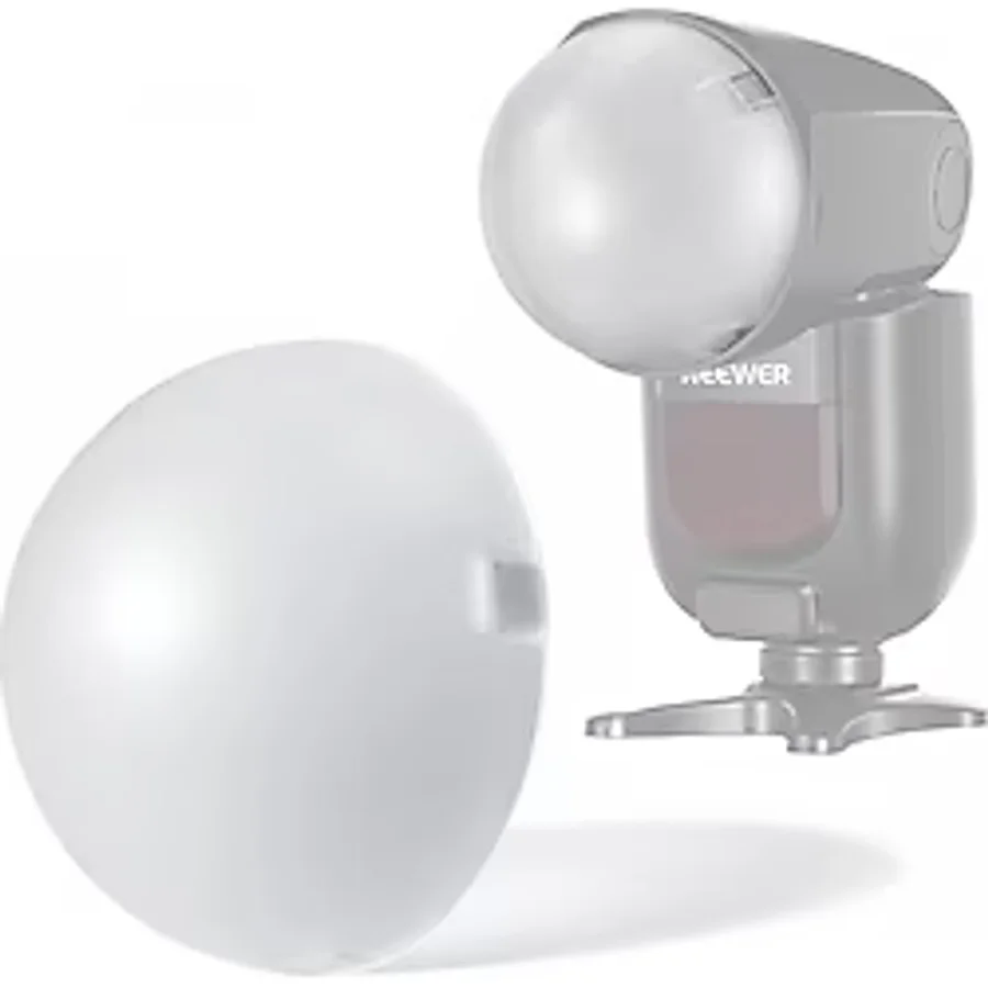 NEEWER M12 Manyetik Dome Difüzör (Z2PRO, Z2 Ve Z1 Yuvarlak Kafa Flaşlar İçin)