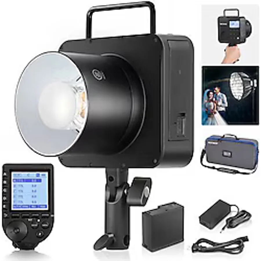 Neewer Q4 400WS 2.4G TTL Akülü Paraflaş Seti