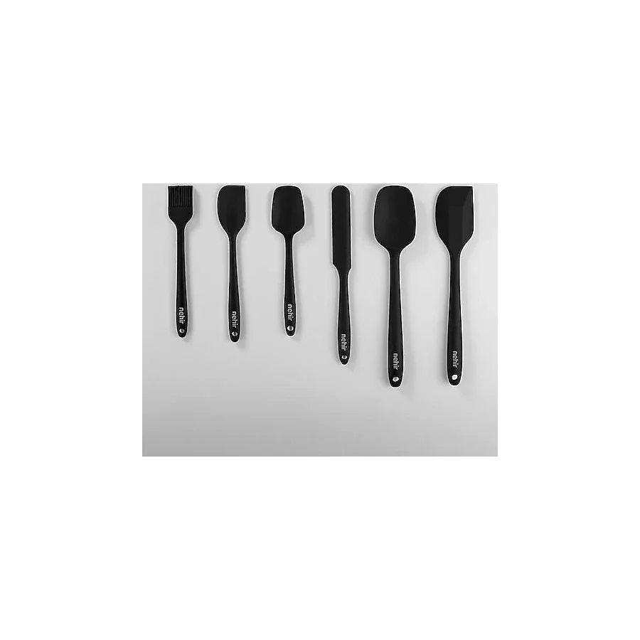 Nehir Lenora 6 Parça Silikon Mutfak Spatulası