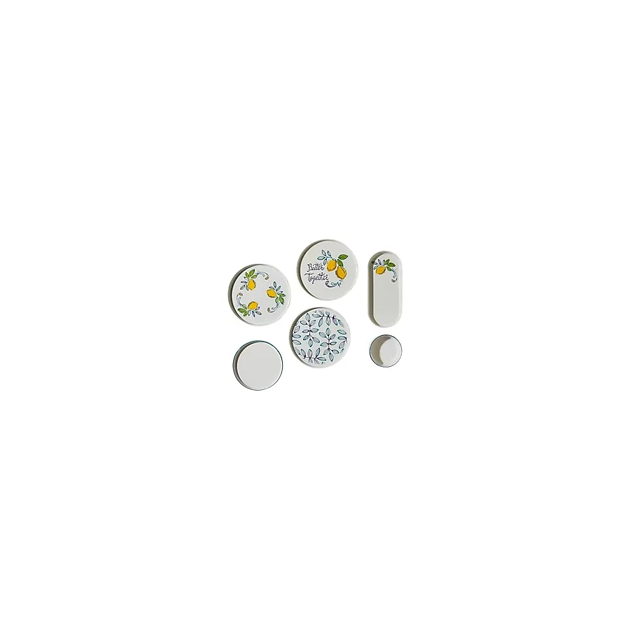 Nehir Sour Lemon 15 Parça 6 Kişilik Seramik Kahvaltı Takımı