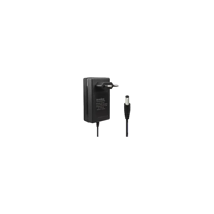 Nekuba 21 Volt 1 Amper Lityum İyon Akü Şarj Cihazı, 5.5 x 2.5 mm Uçlu Jak, Ledli Priz Tipi Şarjlı Matkap ve El Aletleri ile Uyumlu