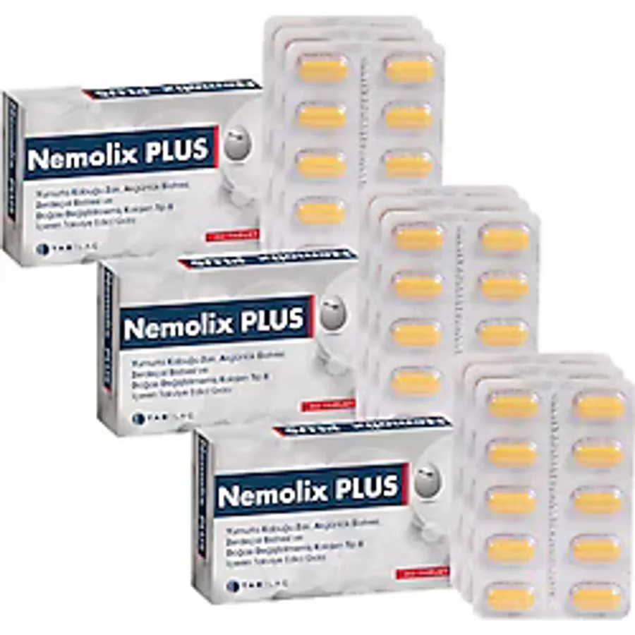Nemolix Plus 30 Tablet 3'lü
