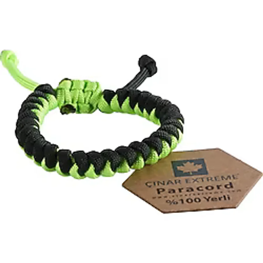 Neon Sarı Snake Paracord Bileklik Çınar Extreme