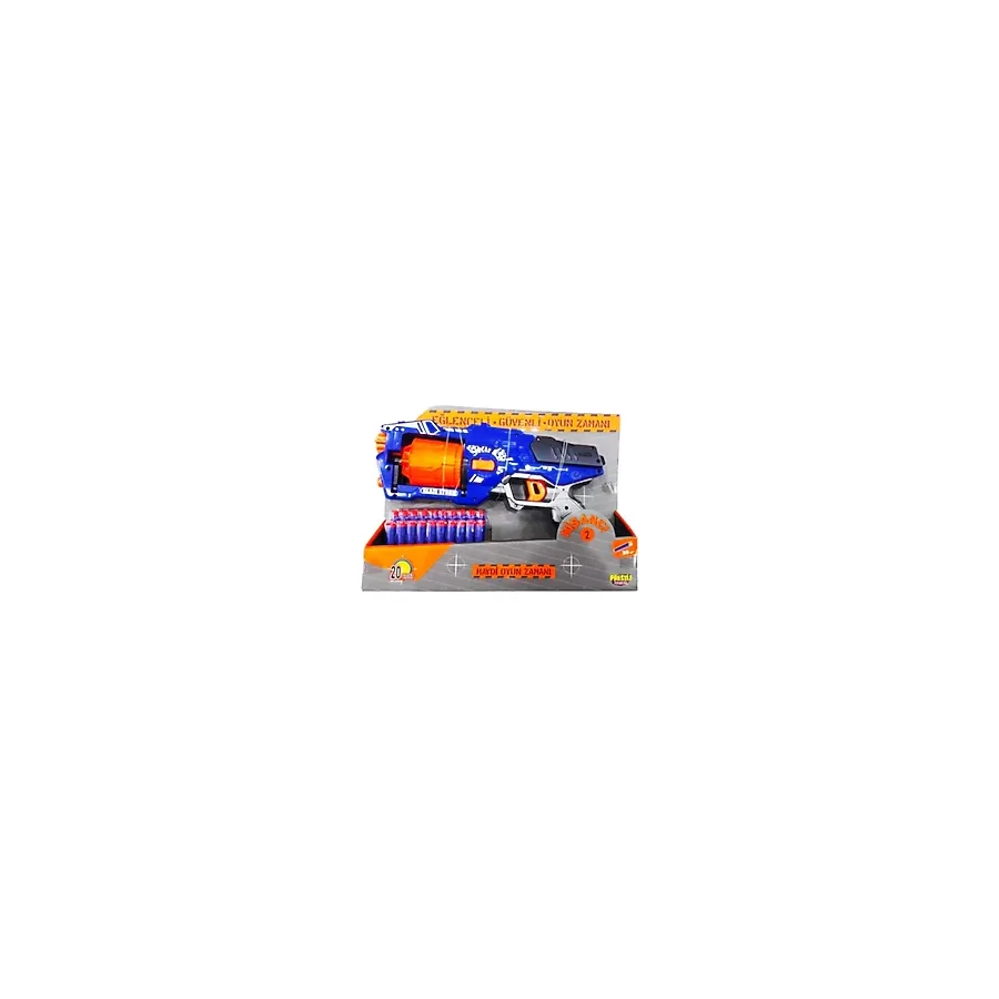 Nerf Silah Sünger Mermi Atan Hot Fire Nişancı-2 Oyuncak Tabanca