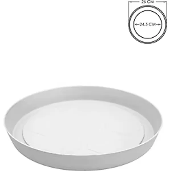 Nergis No0 ve No1 Saksı Tabağı 26CM Tabak Yalı Vaha No6 Plastik Nergiz Saksısı Altlığı