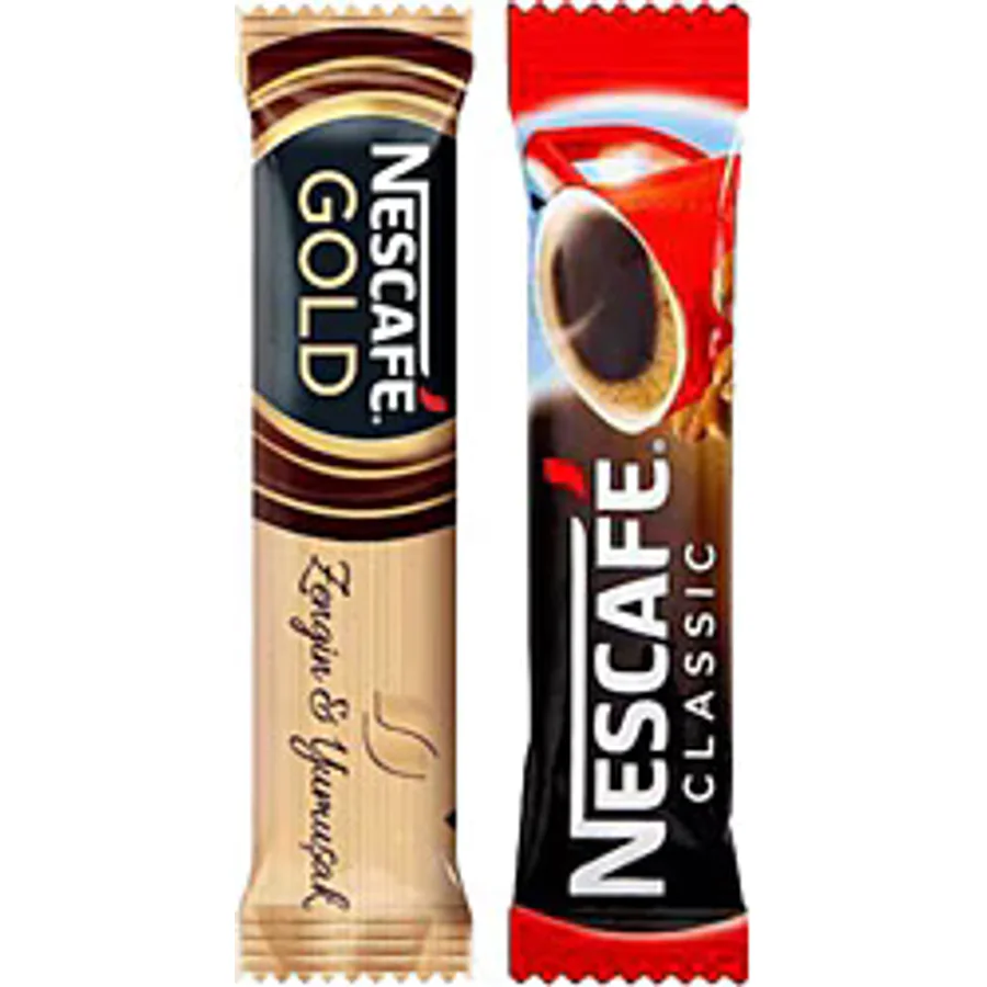 Nescafe Gold 2 gr 100'lü + Classic 2 gr 200'lü Hazır Kahve