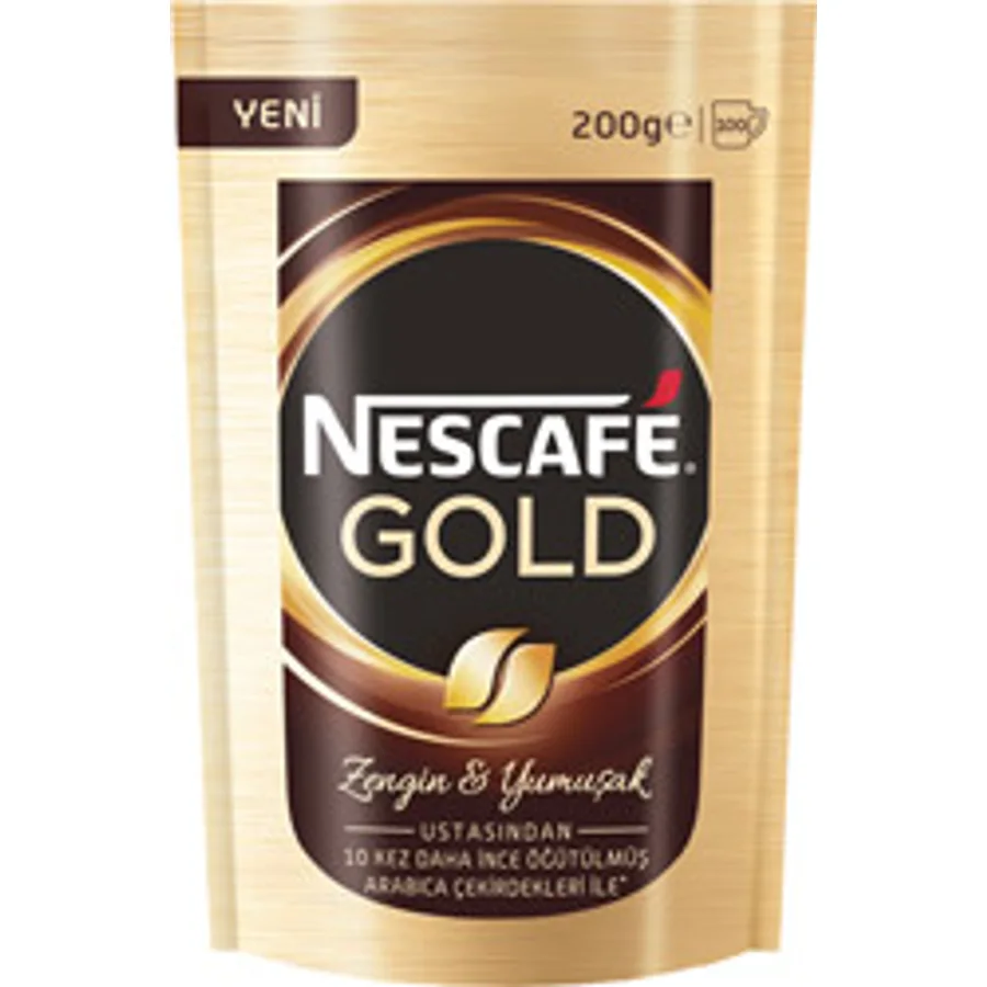 Nescafe Gold Granül Kahve 200 gr Eko Paket