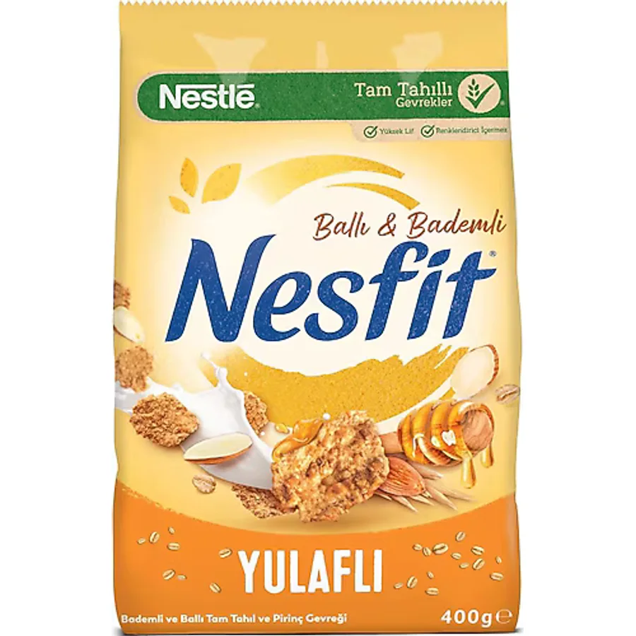 Nesfit Ballı Bademli Tahıl Gevreği 400 gr