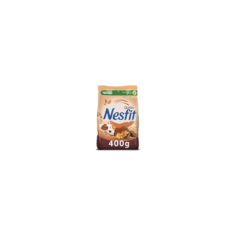 Nesfit Çikolatalı 400 gr 3'lü Paket Kahvaltılık Gevrek
