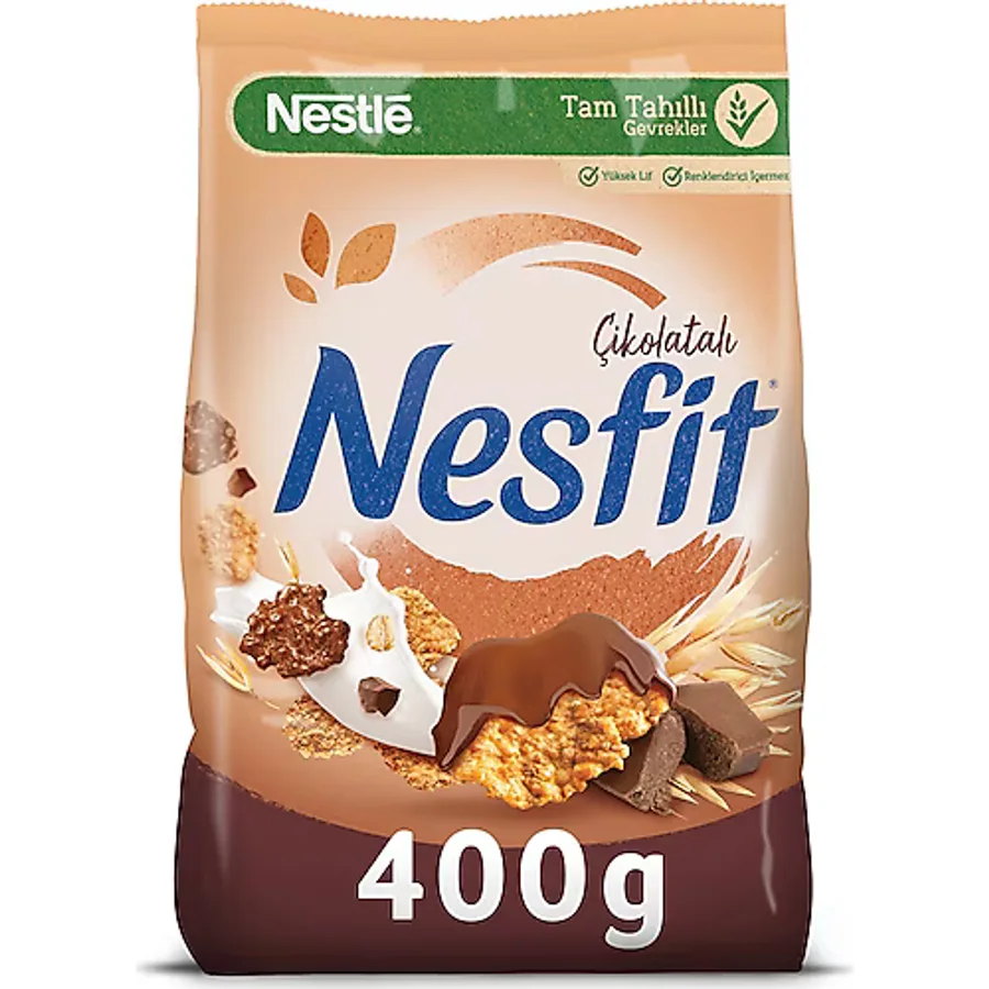 Nesfit Çikolatalı 400 gr Kahvaltılık Gevrek