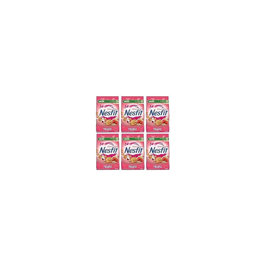 Nesfit Kırmızı Meyveli Kahvaltılık Gevrek 400 gr 6'lı