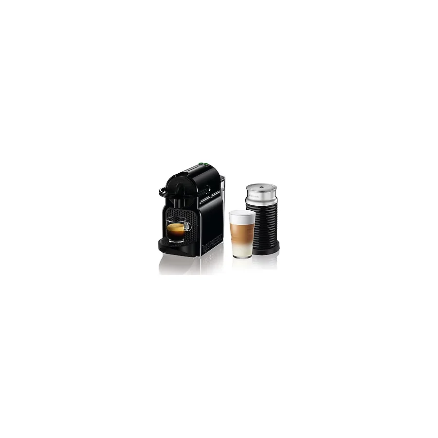 Nespresso Inissia D40 Siyah Kahve Makinesi & Aeroccino 3 Süt Köpürtücü Kahve Seti