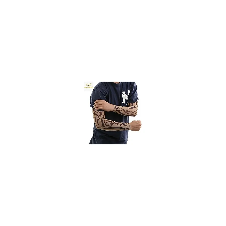 Nessi World Giyilebilir Kol Dövmesi Çorap Dövme 3D Baskılı Kol Bacak Dövme 2 Adet Model 10