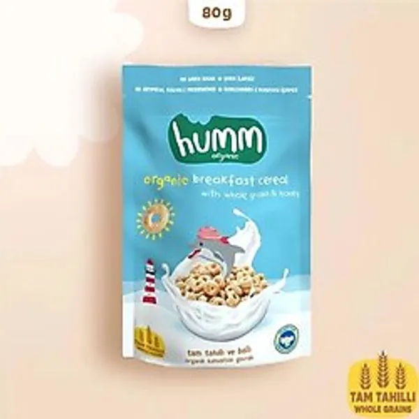 Nessiworld Humm Organik Tam Tahıllı Ve Ballı Kahvaltılık Gevrek 80 Gr