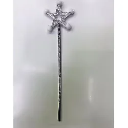 Nessiworld Yıldız Peri Asası Sihirli Değnek Beyaz Ponponlu