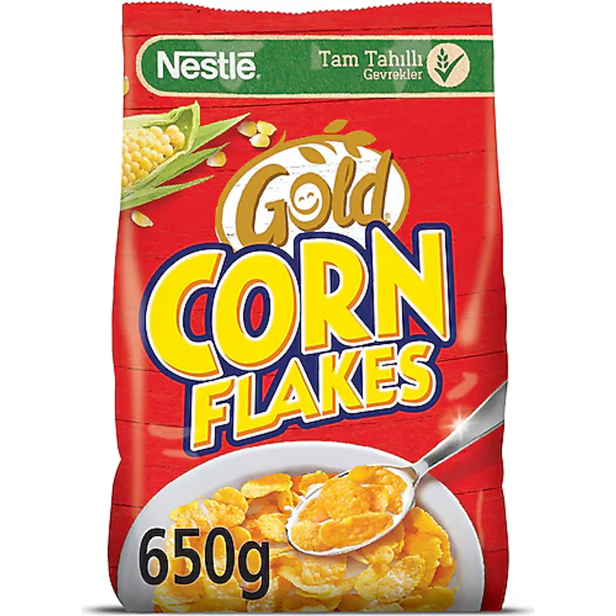 Nestle Gold Corn Flakes Mısır Gevreği 650 gr