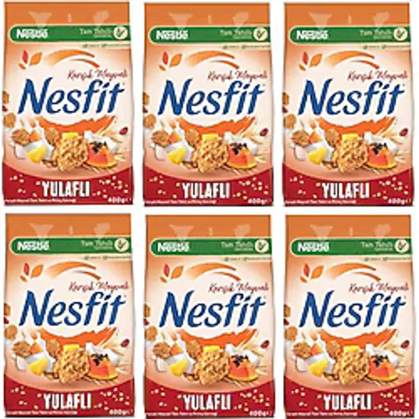 Nestle Nesfit Karışık Meyveli Kahvaltılık Gevrek 400 gr x 6 Adet