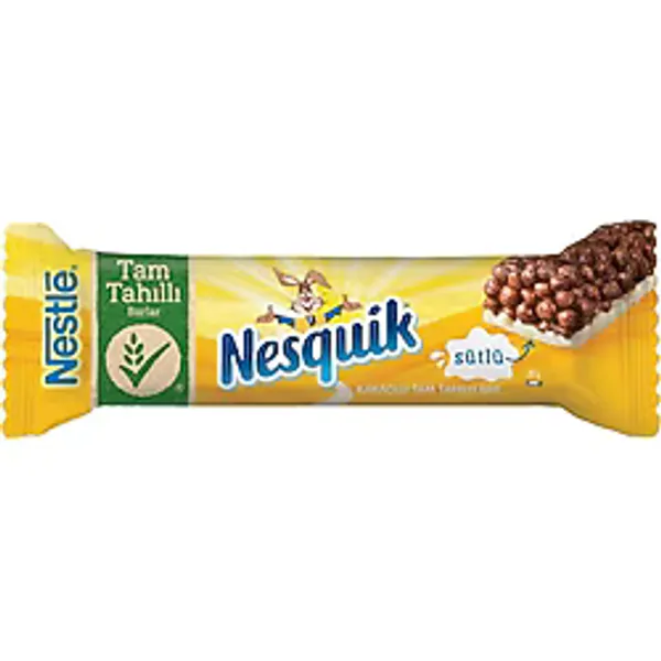 Nestle Nesquik Tam Tahıllı Bar 25 G - Kakaolu Çikolatalı Atıştırmalık 3'li Ekonomik Paket - 3 Adet