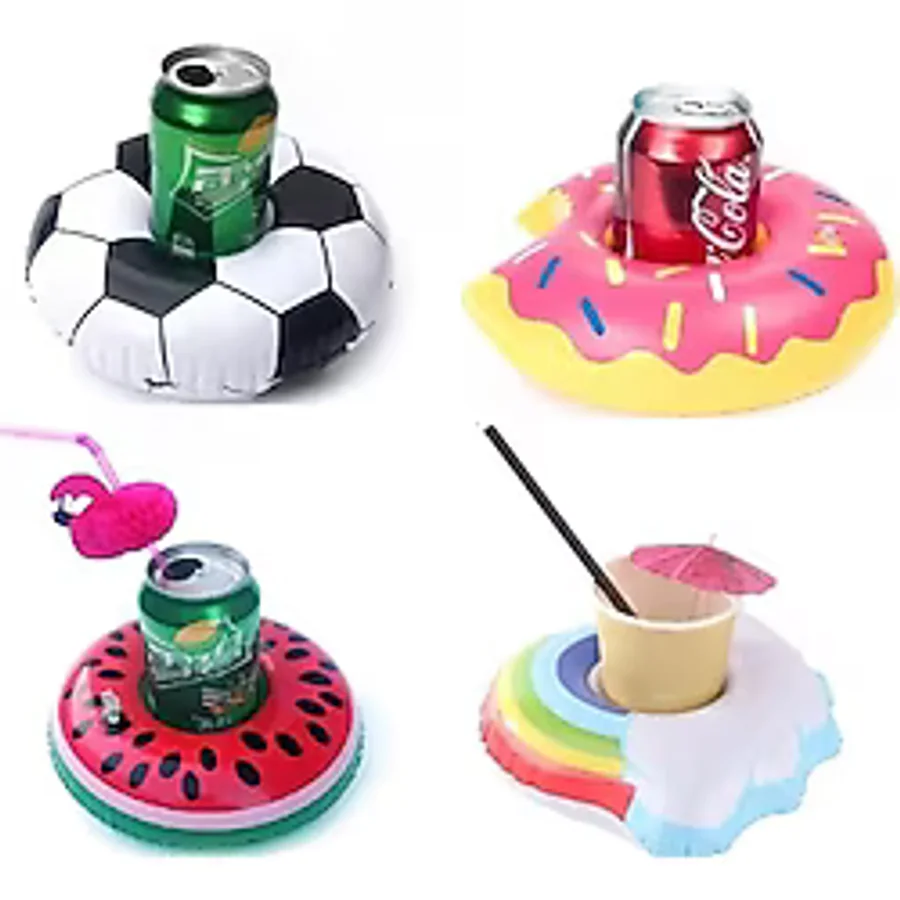Netavantaj 4lü Şişme Havuz Deniz Bardak Tutucu Float Bar Seti