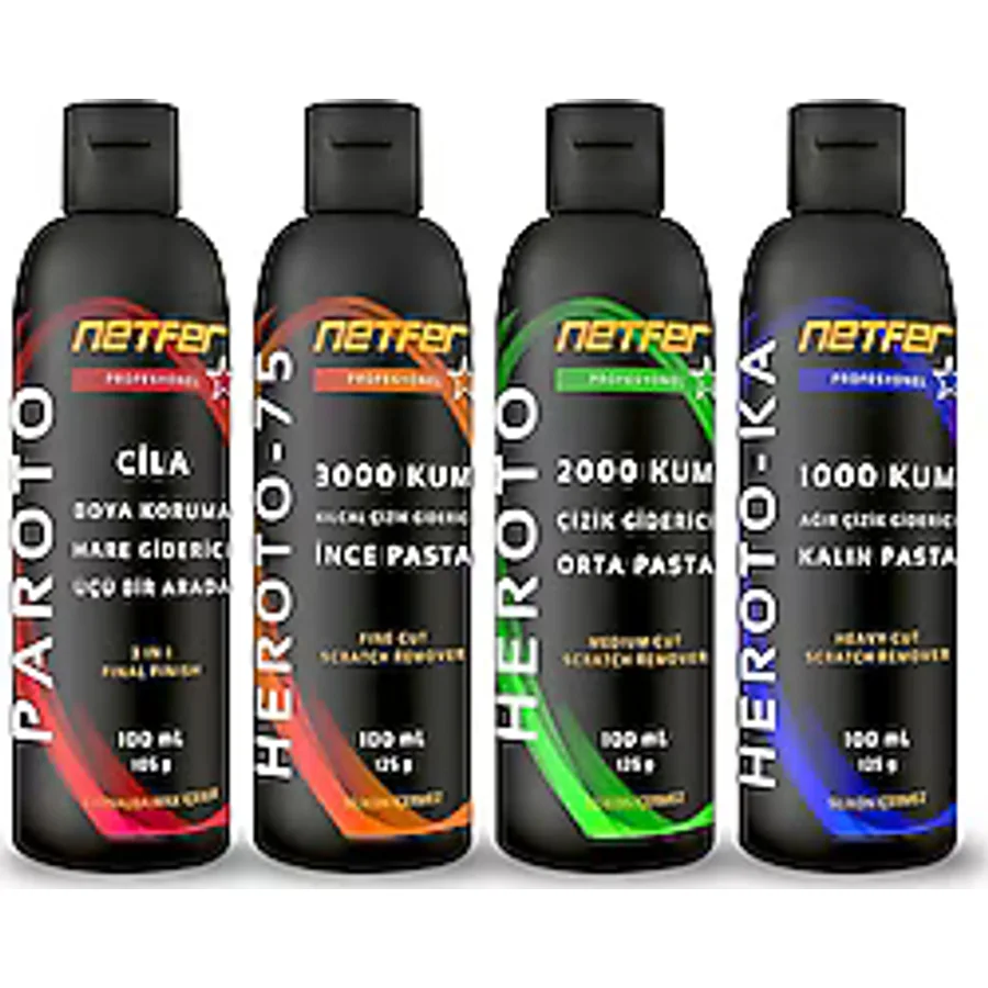 Netfer 4'lü 100 ml Pasta Cila Set
