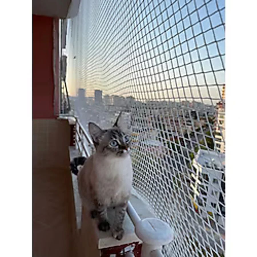 Netlife Kare Kesim - 150x200cm - 1mm - Kedi Filesi - Bahçe Filesi - Kuş Filesi - Balkon Filesi