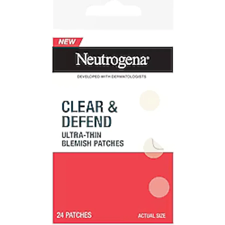 Neutrogena Clear & Defend Ultra Thin Blemish 24'lü Hidrokolloid Bant
