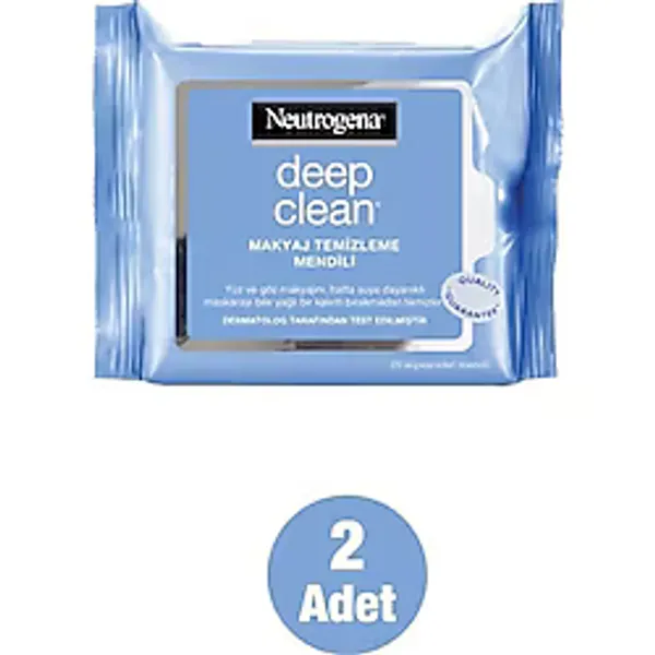 Neutrogena Deep Clean Makyaj Temizleme Mendili 25 Adet x 2 Adet