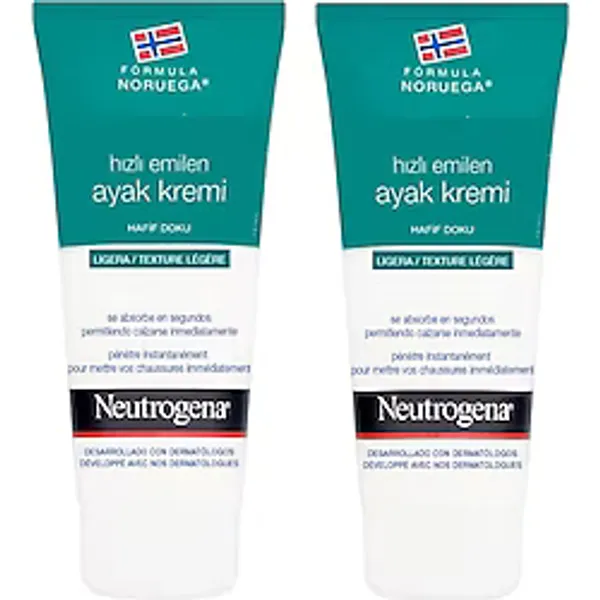 Neutrogena Hızlı Emilen 100 ml 2 Adet Ayak Kremi