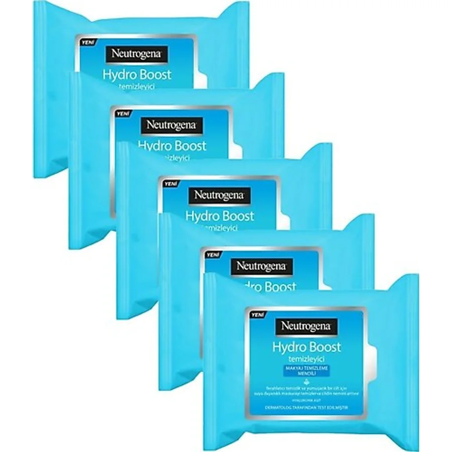 Neutrogena Hydro Boost 25'li 5 Adet Makyaj Temizleme Mendili