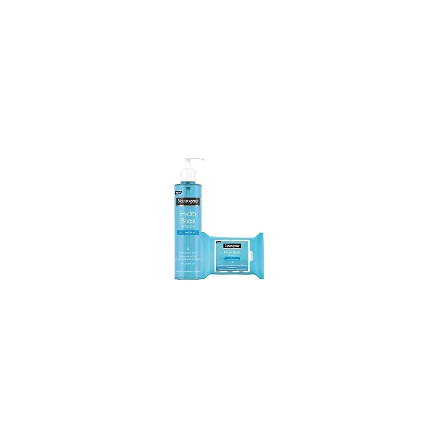Neutrogena Hydro Boost Water Jel Yüz Temizleyici 200ML+NEUTROGENA Hydro Boost Cilt Bakım Seti