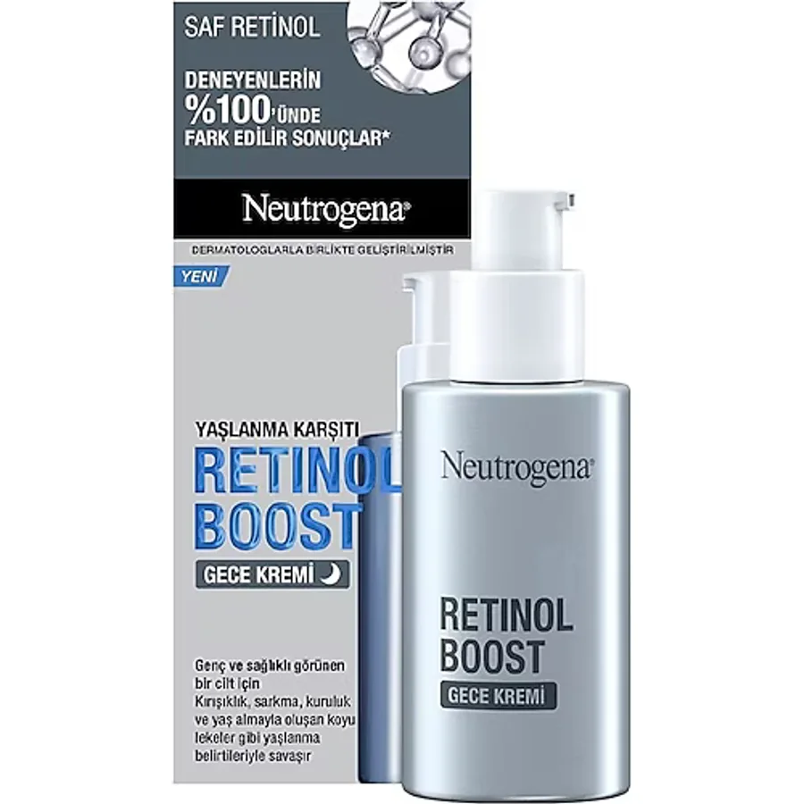 Neutrogena Retinol Boost Yaşlanma Karşıtı Gece Kremi 50 ml